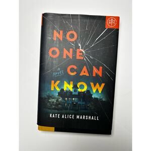 Hardback Book: No One Can Know Marshall Fiction Adventure Mystery